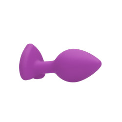 Ouch! Plug Bijou Anal silicone Heart Violet 6 x 2.8 cm